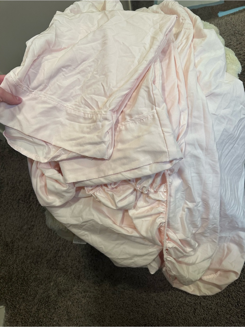 pastel pink sheet set🍓